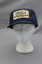 Vintage Denima Hat - Paulz Farm Supplies Stitched Patch - Adult Snapback - £30.67 GBP