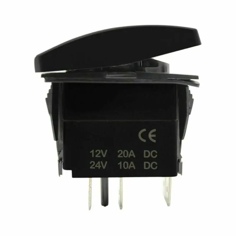 5Pin Rocker Switch DPDT ON-OFF-ON 2 LED Marine Auto Universal Green 12v Dpdt R - £13.56 GBP