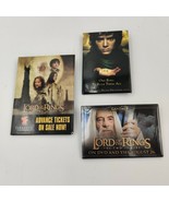(3) 2001 / 2002 LotR Lord Of The Rings Fellowship Two Towers Movie Relea... - $368.28 MXN