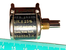 3200-1844-1 1Kilohm 3% Precision Potentiometer used - $9.38