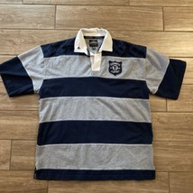 Guinness Short Sleeve Rugby Polo Shirt Men’s Size 2XL XXL Gray Blue - $65.00