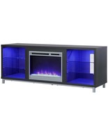 Home Lumina Fireplace Tv Stand For Tvs Up To 70&#39;&#39; Wide In Espresso - £490.47 GBP