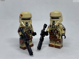 Ktoys Building 2 Shoretrooper Minifigures Star Wars Imperial Army Scarif Rogue O - £11.43 GBP