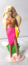 1991 Mc Donalds Happy Meal Toy Mattel Barbie Hawaiian Dream Barbie Figure 4 1/4&quot; - £4.27 GBP