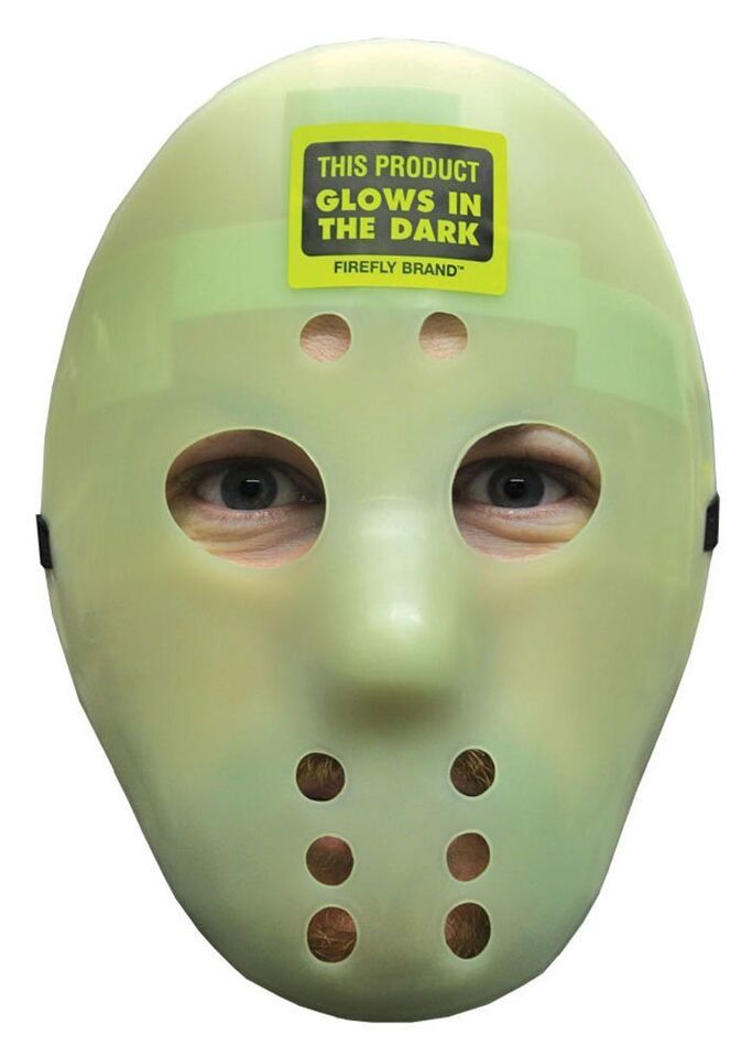Primary image for Hockey Mask - Glow In The Dark - Halloween Costume Accessory - Unisex - One Size