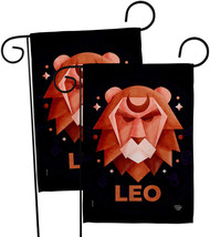 Leo Garden Flags Pack Zodiac 13 X18.5 Double-Sided House Banner - $28.97