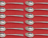 Candlelight by Towle Sterling Silver Demitasse Spoon Set 12 pieces 4 1/4&quot; - £201.77 GBP