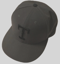 Texas Rangers MLB Vintage Black Nike True Logo Snapback Hat Cap One Size - $9.89