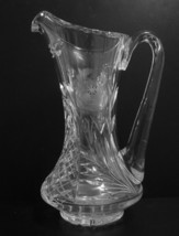 Hand Cut Crystal Pitcher-American Cut Crystal Corp ca. 1970 - $120.00