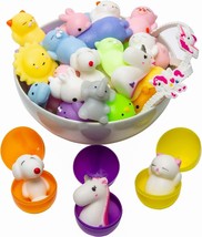 Mochi Squishy Toys Animal Squishies - 3 Surprise Eggs Mini Kawaii Cat 16Pcs Stre - £14.79 GBP