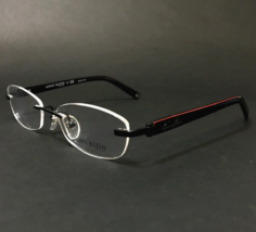 Anne Klein Eyeglasses Frames AK 9123 490 Black Red Cat Eye Rimless 51-17... - £50.99 GBP