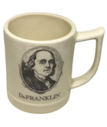 Dr Ben Franklin Coffee Mug Where Liberty Dwells Their Is My Country Gram... - $23.06 CAD