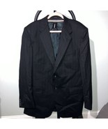 Express Striped Black Blazer Jacket 44R, Office Wear, Workwear Sport Coa... - $49.50
