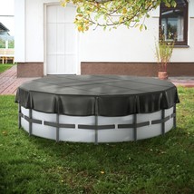 VEVOR 15 Ft Round Pool Cover Above Ground Swimming Pool Cover Waterproof PVC - £43.92 GBP