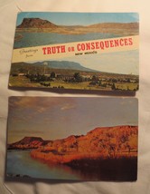 2 Vtg  Postcards Truth or Consequences New Mexico Greeting &amp; Rio Grande ... - £4.64 GBP