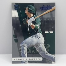 2017 Panini Chronicles Absolute Baseball Franklin Barreto Base RC #24 Blue - £1.57 GBP
