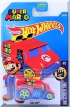 Hot Wheels - Cool-One: HW Screen Time #4/5 - #224/250 (2016) *Red / Super Mario* - $3.00