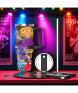 Rock Bands Tumbler | 40oz  Rockstar Car Cup | 4 Handle Color Choices | F... - $726.46 MXN