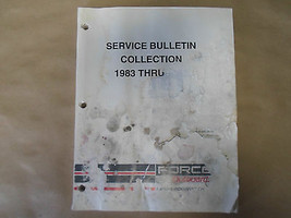 1983-1989 Force Outboards Service Bulletin Collection Boat WATER DAMAGE - $8.69