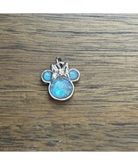 Disney&#39;s Minnie Mouse Blue Crystal Necklace Charm .5” - $13.72 CAD