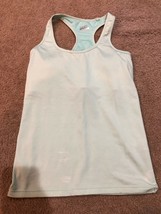 Cotton on Body ❤️ Gap Athletic Tank Top Racerback Teal Medium Built in Bra - £11.81 GBP