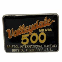 Valleydale Meats 500 Bristol Tennessee NASCAR Race Car Racing Lapel Hat Pin - $7.95