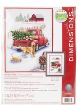 Dimensions Counted Cross Stitch 10&quot;X14&quot;-Winter Ride (14 Count) - £21.89 GBP