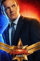 2019 Captian Marvel Movie Poster 11X17 Clark Gregg Agent Phil Coulson Ma... - £9.69 GBP