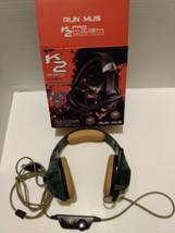 RUNMUS K2 Red Gaming Headset / Headphones for Multiple Platforms PC PS4 ... - £15.69 GBP