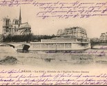 Paris- La Cite- Abside de I&#39;Eglise Notre-Dame Postcard PC13 - $4.99