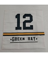 Green Bay Packers Pillow Cover White # 12 - £10.91 GBP