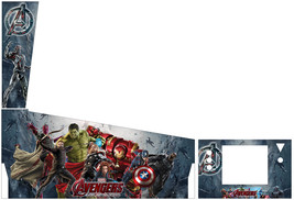 Avengers age of ultron Pinball Decal artwork Vinyl Graphics cabinet decals - $130.41 - $142.97