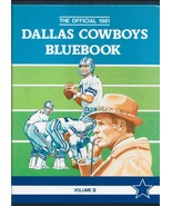 1981 Official Dallas Cowboys Bluebook Volume II Hardback-112 pages-Tom L... - $7.50