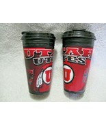 UTAH UTES Officially Licensed Collegiate 16oz Spirit Travel Cup &amp; Lid 2 ... - £15.71 GBP