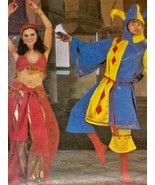 McCall&#39;s PATTERN #2814 BELLY DANCER &amp; JESTER COSTUME Size Lre-Xlg ~ Uncut! - £9.58 GBP
