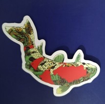 Skull Koi Fish Decal For Skateboard /Laptop / Guitar Decal Sticker - £3.11 GBP