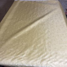 Silk Fabric Light Yellow 6 Yards Fabric 43” Width 216 Inches Long X 43 Wide - £62.42 GBP