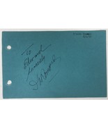 D&#39;Aldo Romano Signed Autographed Vintage 4x6 Signature Page - $377.73 MXN