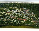 Aeroplane View U S Veterans Hospital No. 93 Legion Postcard Kerrville Texas - £11.66 GBP
