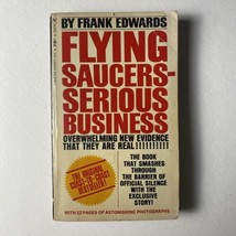 UFO Flying Saucers Serious Business Frank Edwards Paperback 1966 Bantam - £6.60 GBP