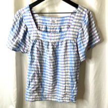Rails Womens Soft Plaid Babydoll Shirt Top Sz S Small - £14.15 GBP