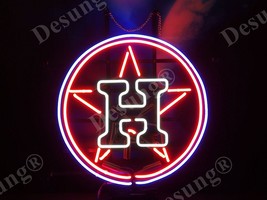 New 2017 World Champions Houston Astros Real Glass Handmade Neon Sign 17... - $153.99