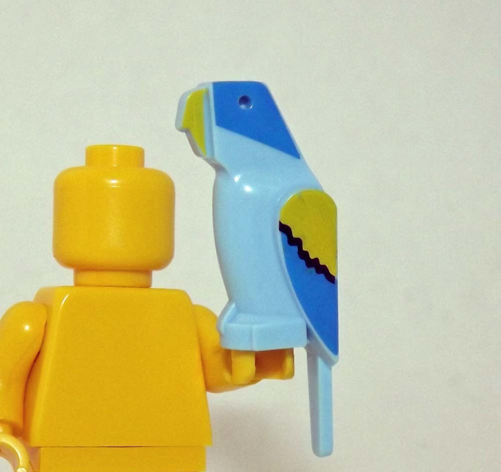 NWTOYS Tropical Parrot Bird blue Animal Custom Minifigure From US - $2.12
