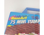 VINTAGE 1995 ROSE ART ROSEART 75 PLASTIC MINI PLASTIC STAMPS STAMPERS &amp; ... - $56.05