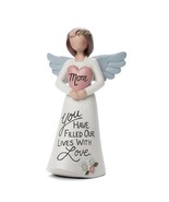 &quot;Mom You Have Filled Our Lives With Love&quot; Graceful Sentiments Angel Figu... - $15.95