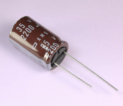 4pcs Nippon Chemi-con KMQ 2200uF 35v 105c Radial Electrolytic Capacitor - £6.01 GBP