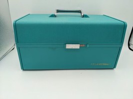 First Aid BOX Aqua Green Shiraishi Yakuhin Deluxe Familia Vintage Tackle Box - £18.38 GBP