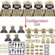 WW2 Military Building Blocks Solider Figures Gifts Weapons Guns Y278-BS1... - $418.61 MXN