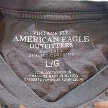 American Eagle Outfitters Vintage Fit Men's Large Cotton T-Shirt Gray Graphic image 3