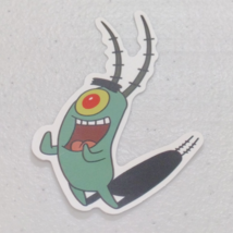 Spongebob Squarepants Plankton Happy Shadow Hopeful Excited Sticker - £2.36 GBP